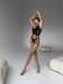 Белье с корсетом и трусиками BLACK, ПАЧКА 206/138-OPT фото 3